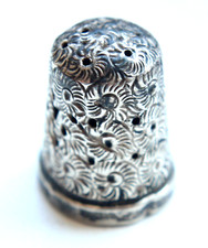 Vintage Sterling Silver Thimble 4.2 gram