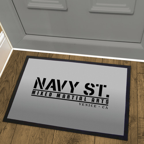 Navy street mma doormat - navy,
