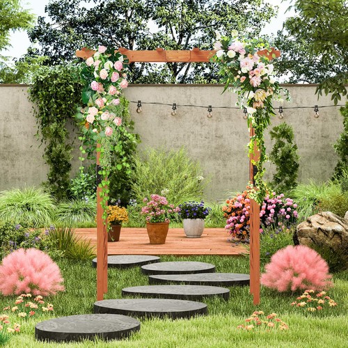 Wood backyard arbor garden - wood,
