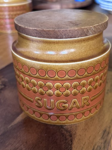 Hornsea pottery saffron sugar - saffron,