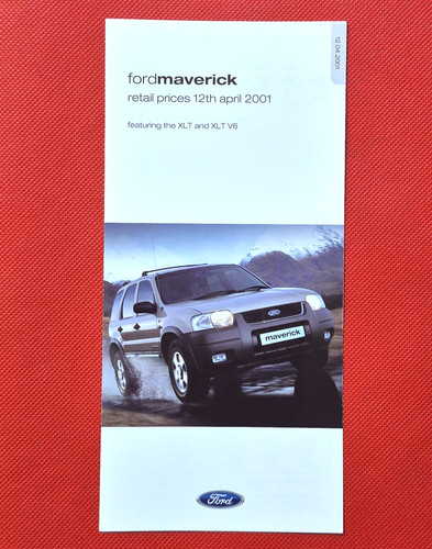 2001 ford maverick price list - 2001,