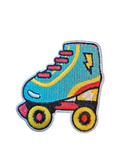 Roller Skate -  RETRO 80s 90s  Iron On patch Sew On transfer - Brand New