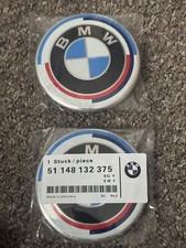 BMW Badges Front 82mm And Rear 74mm , 2 Badges 50 Anniversary Of Motorsport
