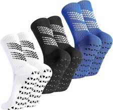 3 Pairs Kids Football Socks