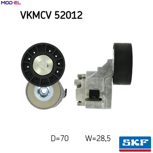 Belt tensioner vribbed - belt,