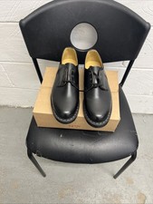 Solovair Plain Smooth Leather Derby Gibson Shoes Size 7.5