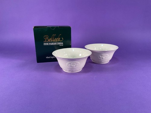 Belleek claddagh bowls - claddagh,