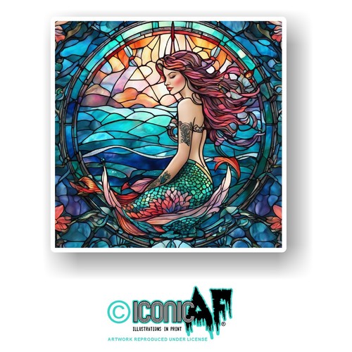 Large mythical mermaid art - mythical,