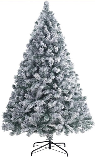 6ft snow flocked artificial - flocked,