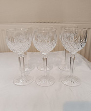 Waterford Crystal Lismore Hock Wine Glass Set Of 6