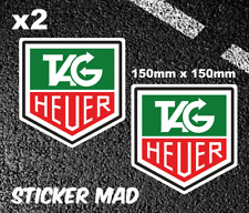 TAG HEUER  Large Stickers High Quality 150mm F1 Classic McLAREN Ferrari Lotus 