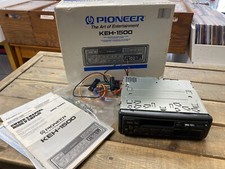 Vintage Pioneer KEH-1500 Am/fm Cassette Car Stereo, w/ Box