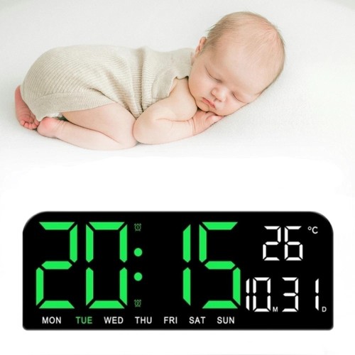 2026 desk wall clock digital - wall,