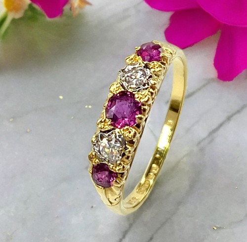 Antique ruby diamond - ruby,
