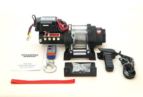 Atv electric winch 24v - electric, 2500lbs