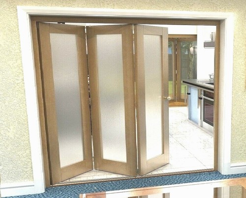 Oak internal bifold - internal,