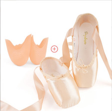 Women's Children practice Ballet Pointe Shoes Professional Dancing Shoes Satin