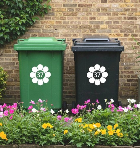 Wheelie bin stickers - x,