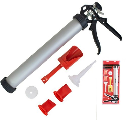 Mortar gun pointing grouting - mortar,