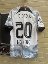 Liverpool 2022-23 Away Football Shirt Men’s Medium #20 DIOGO JOTA Champs League