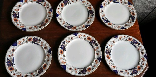 Antique dinner plates - antique, 6