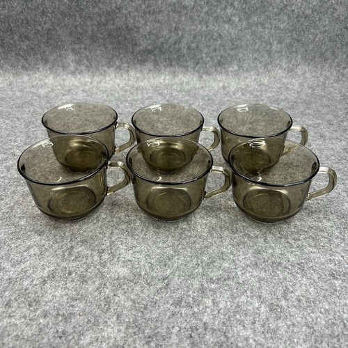 Vintage arcoroc france smoked - vintage,