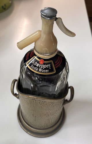 Vintage schweppes etched soda - vintage,