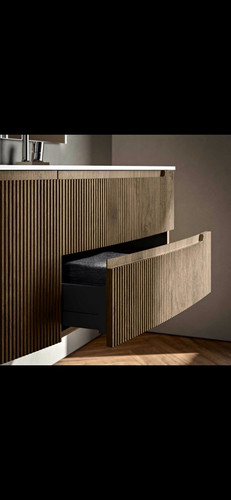 Wall mounted bathroom vanity - wall,
