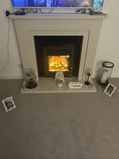 Flamerite ElectricFire Place With Hearth Fire Surround (granite hearth)