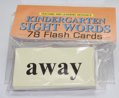 Sight word flash - word, cards
