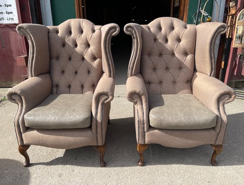 Pair matching wingback - pair,