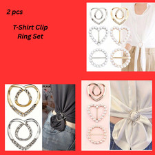 Elegant Tee Shirt Clips Scarf