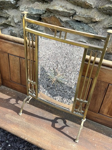 Antique fire screen - fire,