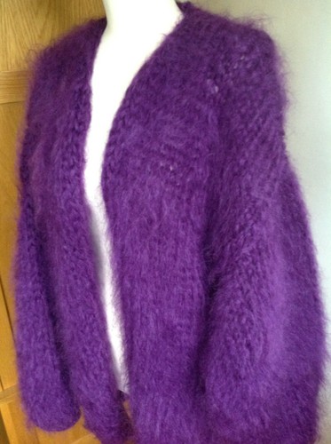 Thick and fluffy hand knitted