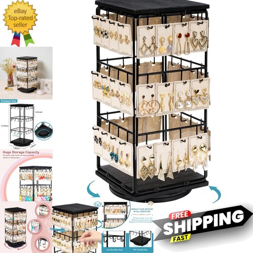 360 rotating earring display - rotating,