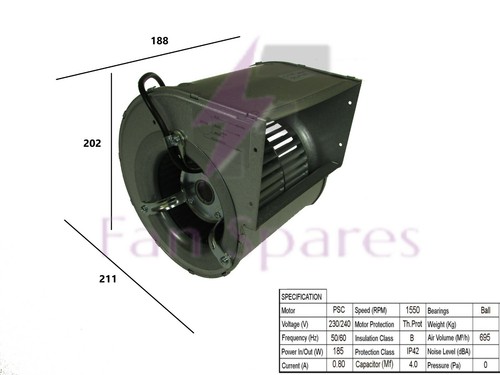 185w centrifugal blower - centrifugal,