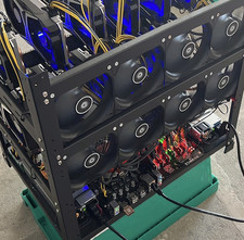 Mining rig completo - 12 schede video NVIDIA RTX2060 DUAL