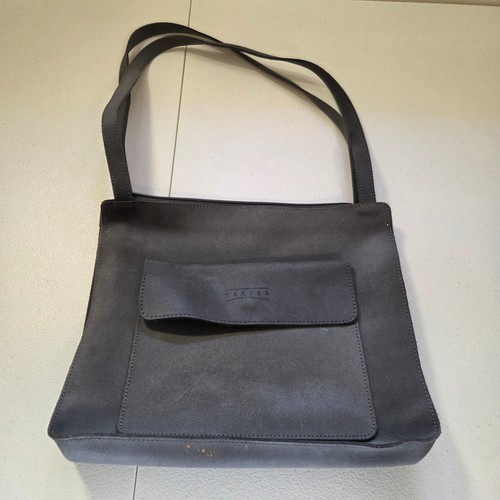 Texier gray suede leather - gray,
