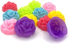 12 Individual 3D Rose Flower