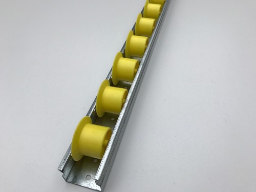 Roller track flow rail - track,