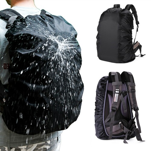 Black waterproof rain - black,