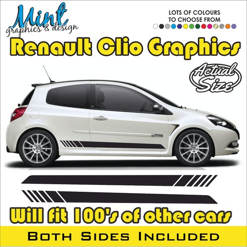 Renault clio side stripes - clio,