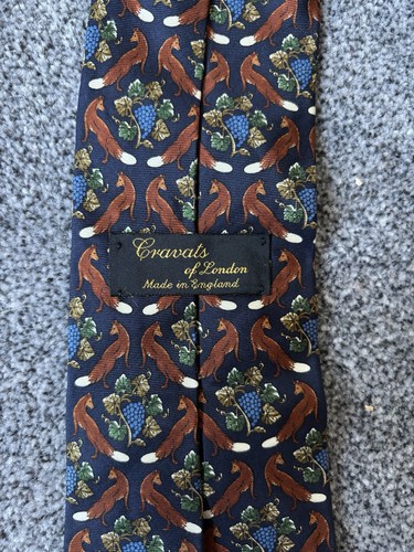 Cravats london silk tie fox - london,