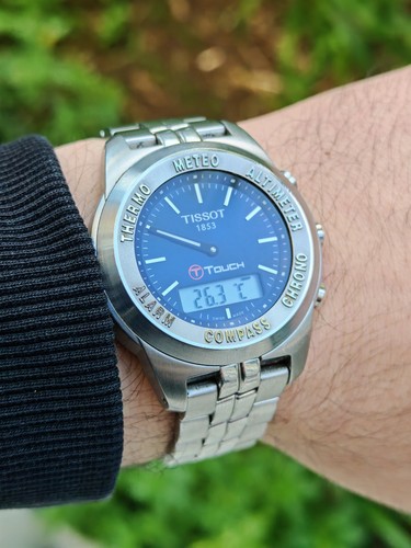 Tissot touch quartz blue - t-touch,