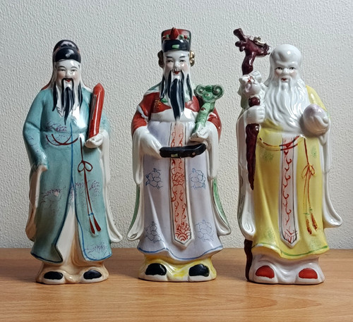 Set porcelain statues - set, of