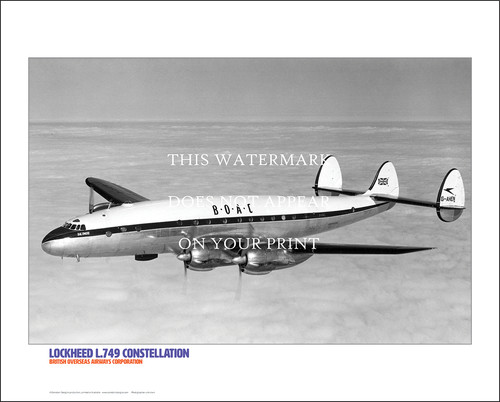 Boac lockheed 749 - lockheed, l.749