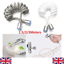 Water Plumbing Bath Sprayer Connect Pipe Spring Shower Hose Toilet Bidet
