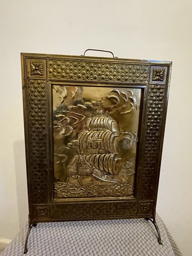 Vintage embossed brass - vintage,
