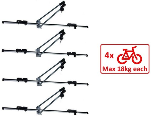 Aluminium cycle carrier - 4x,