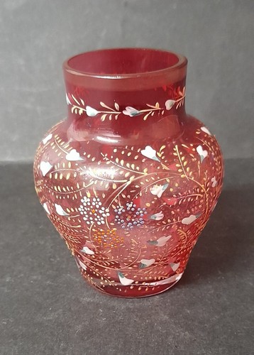 Lovely antique moser cranberry - lovely,